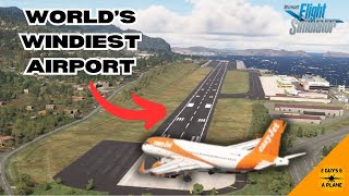 Windiest Airport Vs Large Airliner  Madeira Airport [upl. by Elayne]