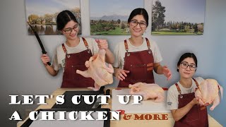 How To Cut a Whole Chicken  Made Simple At Home  8  Way a Chicken [upl. by Usanis964]