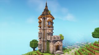 Minecraft  Medieval Watchtower Keep  Minecraft Tutorial [upl. by Erik211]