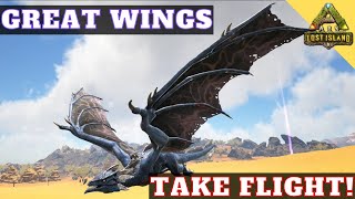 Raising and Leveling a lightning Wyvern  Ark Lost Island [upl. by Ahsiyk]