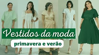 9 VESTIDOS QUE ESTÃO NA MODA 2023 E 2024 Primaveraverão [upl. by Ynnaj]