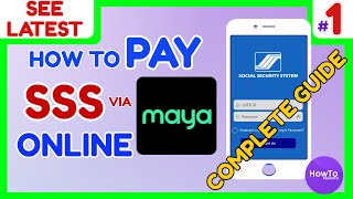 How to pay SSS via Maya Paano Magbayad sa SSS Gamit ang PayMaya [upl. by Akila726]