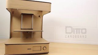 The All New Ditto™Cardboard 3D Printer  Its absolutely unreal [upl. by Ahtan]