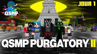 Début du PURGATOIRE  QSMP Purgatory 2  JOUR 1 [upl. by Finley928]