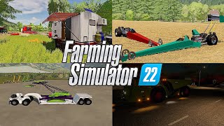 NEW MODS PREVIEW  MINING SET  LIEBHERR PULLER  SUBSTATION PACK  Farming Simulator 22 [upl. by Fry]