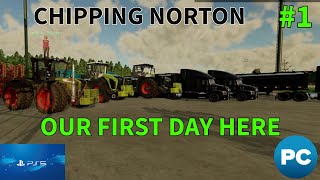 our first day herediddly squat farmchipping nortonfarming simulator 22 [upl. by Drofniw185]