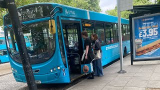 Arriva Beds and Bucks VDL SB200 Wright Pulsar 2 3879 MX12 KWS on Route 6 [upl. by Saideman]