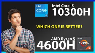 INTEL Core i5 10300H vs AMD Ryzen 5 4600H Technical Comparison [upl. by Jegar]