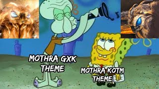 Mothras Theme in GxK vs Godzilla KOTM [upl. by Eniortna]