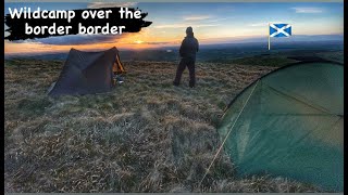 WILDCAMPING IN THE BORDERS  LOVELY WEATHER [upl. by Krischer]