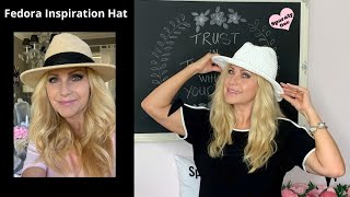 Crochet a Fedora Inspired Sun Hat [upl. by Laural]