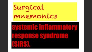 systemic inflammatory response syndrome SIRS criteria [upl. by Jared]