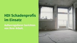 HDI Schadenprofis im Einsatz Außenregulierer bei der Arbeit [upl. by Demetre]