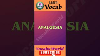 Analgesia meaning in Hindi  analgesia  The Hindu vocab ssc english cgl2024 vocabulary shorts [upl. by Lindberg786]