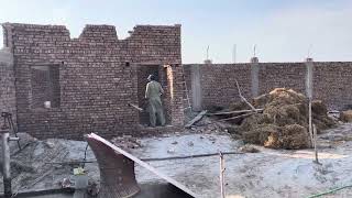 MD amp SONS Goat Farm Sukkur  Construction Work Update [upl. by Ecinaej]