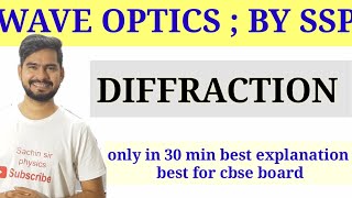 6Diffraction of light  wave optics  physics class 12 [upl. by Everrs]