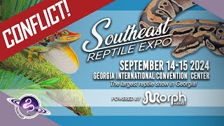 Southeast Reptile Expo CONFLICT  ballpython reptile snake snakevideo snakes [upl. by Ahsetra]