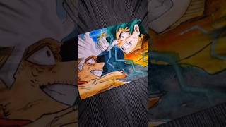 Quick⚡ Shigaraki vs Deku💥 drawing artvideo mha shorts deku [upl. by Nevar]