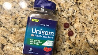 Unisom Simple Slumbers Melatonin Sleep Aid Gummies Review [upl. by Ima]