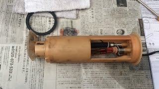 VOLVO V70 FUEL PUMP Renewal 燃料ポンプ交換 [upl. by Eniamrej712]