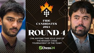 FIDE Candidates 2024 Rd 4  Gukesh Fabiano amp Ian Lead The Field Hikaru v Pragg Brings On The Heat [upl. by Stoffel]