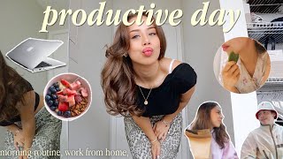 PRODUCTIVE SUMMER DAY IN MY LIFE  routine in my new apartment work from home car mukbangs 🧸 [upl. by Dnalyar171]