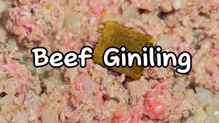 Beef Giniling 20 Minute Ulam Ideas Easy Recipe Filipino Food [upl. by Bilat262]