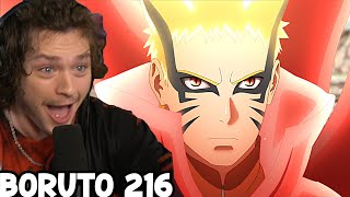 Naruto Baryon Mode vs Isshiki 🔥  Reaction Mashup Boruto 216217  ボルト [upl. by Akinot251]