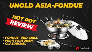 UNOLD 48746 ASIA FONDUE für 6 Personen Review [upl. by Uda416]