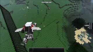 Minecraft Modular Powersuits  Smart Moving  Glitching out on request [upl. by Animaj]