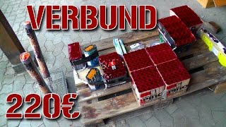 220€ Feuerwerk Verbund  Aufbau amp Zündung  FireworksandBalloons [upl. by Gujral]