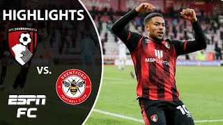 Bournemouth beats Brentford in 1st leg of playoff semifinals  EFL Championship Highlights  ESPN FC [upl. by Nimad442]