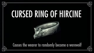 Can You Keep the CURSED Ring of Hircine🐺 S K Y R I M [upl. by Areek254]