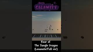 Terraria Calamity mod  Jungle Dragon theme Ful ver part 7 Minecraft Noteblock shorts terraria [upl. by Chantalle411]