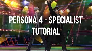 Persona 4 Dancing All Night  Specialist  Dance Tutorial Explanation  Mirrored [upl. by Grand]