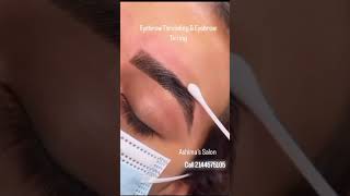 Eyebrow Threading amp Eyebrow Tinting [upl. by Jamin]