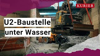 UBahn Millionenschäden bei U2Pilgramgasse wegen Hochwasser [upl. by Amsed496]