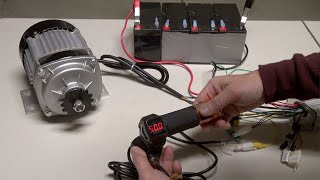 How to Connect a Brushless DC Motor to Controller 48V 750W EBike in English [upl. by Mcgurn]