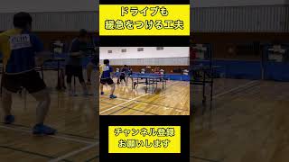 ドライブも緩急をつける工夫！卓球 tabletennis ドライブ [upl. by Ardnac]