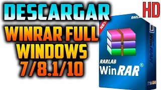 Como Descargar el WinRAR 2017 32 y 64 BitsWindows 1081 y 7  Crack de Activación [upl. by Acinonrev566]