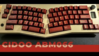 The best budget Alice keyboard CIDOO ABM066 Full Review [upl. by Almond494]