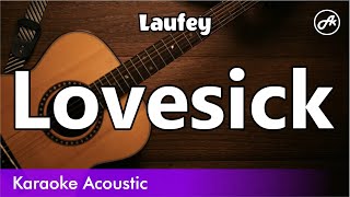 Laufey  Lovesick SLOW acoustic karaoke [upl. by Daly]