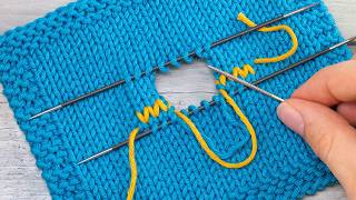 How to mend knitting like a pro [upl. by Bruner]