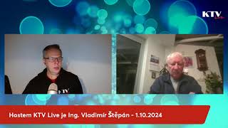 Hostem KTV Live je Ing Vladimír Štěpán  1102024 [upl. by Allesiram]