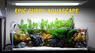 Epic Guppy Aquarium Turorial [upl. by Leeanne]