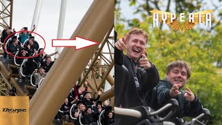 HYPERIA OPENING DAY AGAIN  THORPE PARK VLOG 2024 [upl. by Leahicm]