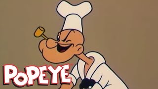 Classic Popeye Episode 38 Popeyes Pizza Place AND MORE [upl. by Staten]