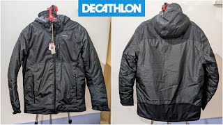 Decathlon QUECHUA Men Winter Jacket  Waterproof SH500 10°C Blackindiaunboxed [upl. by Nesral]