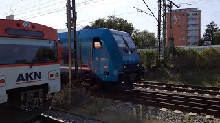 Züge in Elmshorn 27082022 [upl. by Thomasa6]