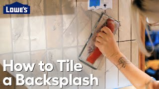 How To Tile a Backsplash  A StepbyStep Guide [upl. by Rehpotsrik]